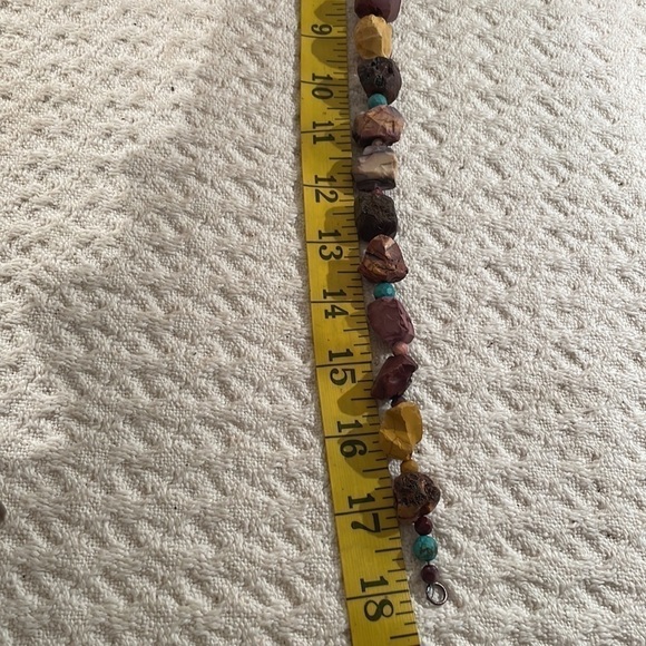 Natural Raw Cut Stone Choker Statement Necklace From Artisan in NC - Picture 10 of 10